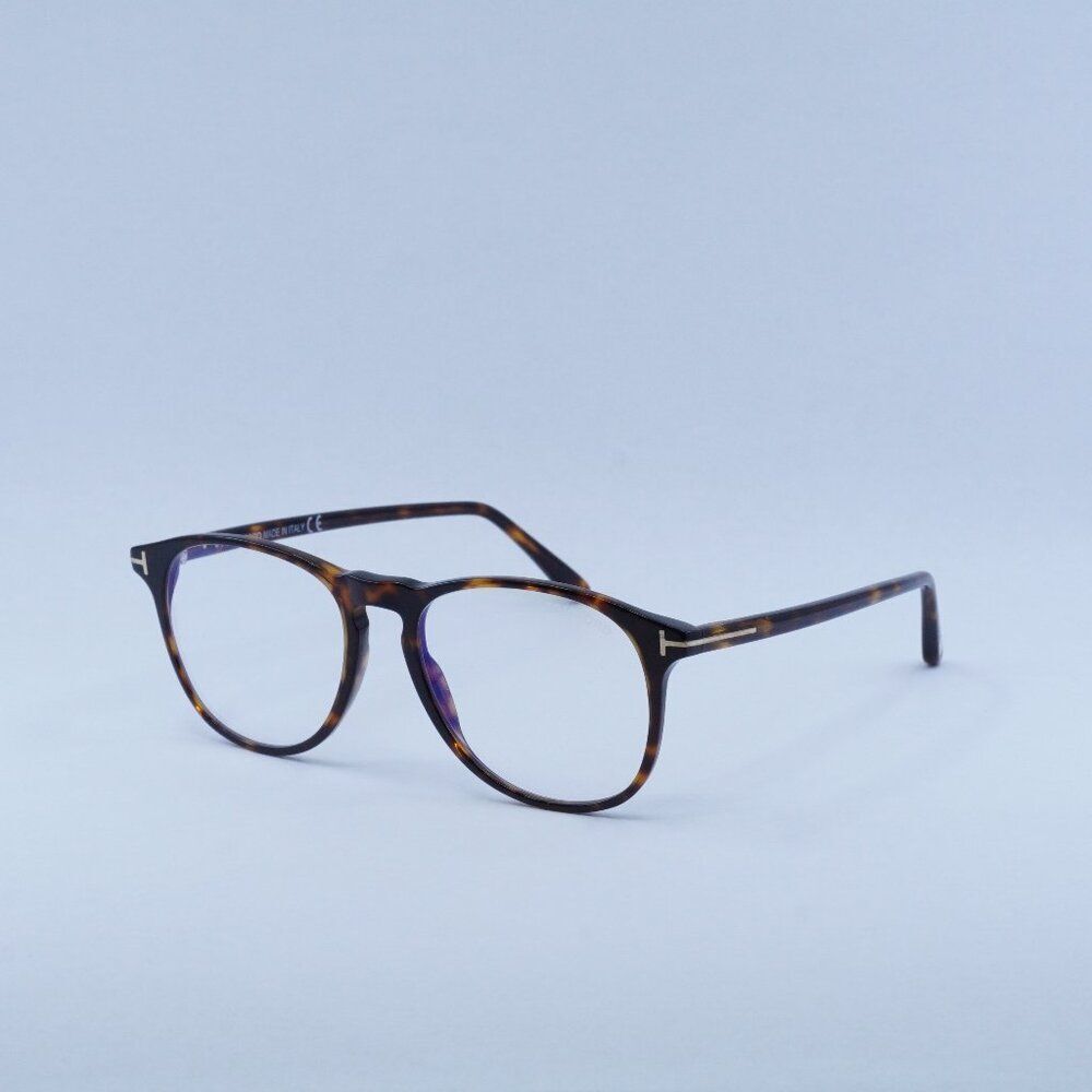 Tom Ford FT5805-B/V 054 Eyeglasses Havana 52mm Square Frame